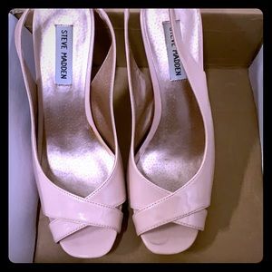 Steven madden peep toe high heels